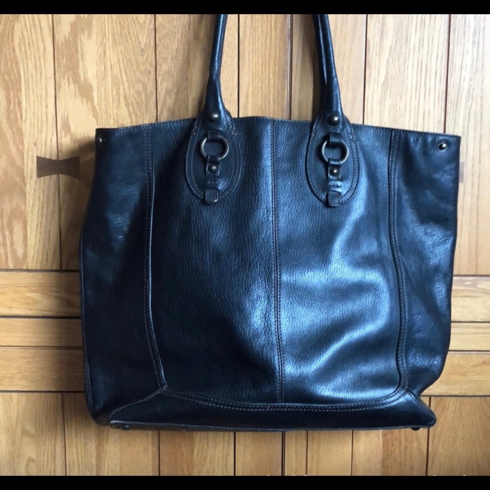 Black Banana Republic Leather Tote